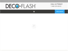 Tablet Screenshot of deco-flash.com